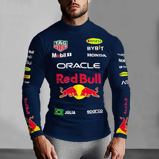 Red Bull Replica Racing Compression Undershirt Navy (Unisex)